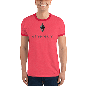 Ethereum T-shirts - Ethereum logo Men's Ringer T-Shirt TCP1607