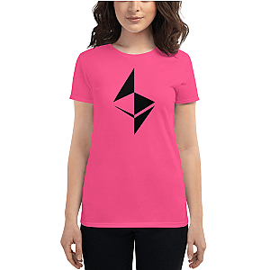 Ethereum T-shirts - Ethereum surface design Women's Short Sleeve T-Shirt TCP1607