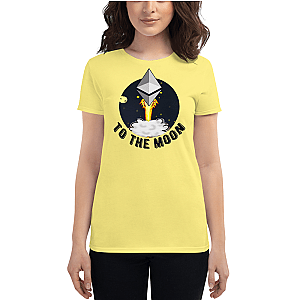 Ethereum T-shirts - Ethereum to the moon Women's Short Sleeve T-Shirt TCP1607