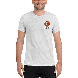 Bitcoin T-shirts - Bitcoin Men's Embroidered Tri-Blend T-Shirt TCP1607