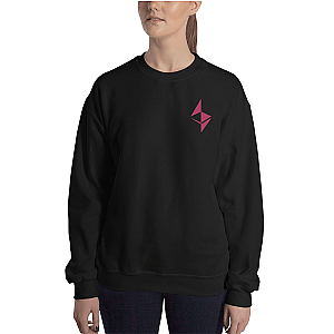 Ethereum Merch -  Surface design Women’s Embroidered Crewneck Sweatshirt TCP1607