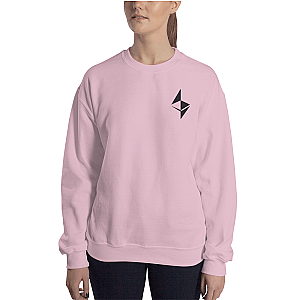 Ethereum Merch -  Surface design Women’s Embroidered Crewneck Sweatshirt TCP1607