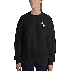 Ethereum Merch -  Surface design Women’s Embroidered Crewneck Sweatshirt TCP1607