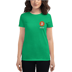 Bitcoin T-shirts - Bitcoin Women's Embroidered Short Sleeve T-Shirt TCP1607