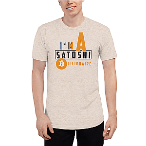 Bitcoin T-shirts - I'm a satoshi billionaire Men's Track Shirt TCP1607