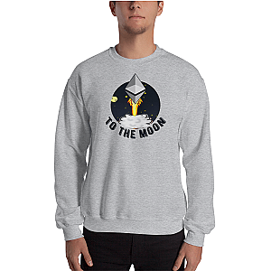 Ethereum Merch -  The moon Men’s Crewneck Sweatshirt TCP1607