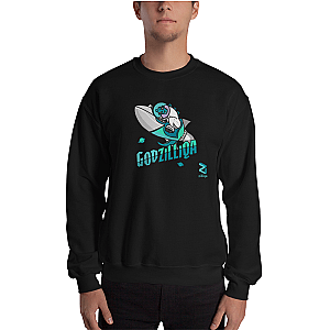 Zilliqa Merch - Godzilliqa Men's Crewneck Sweatshirt TCP1607