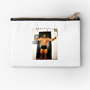Grit And Discipline Symbol Ct Fletcher Zipper Pouches
