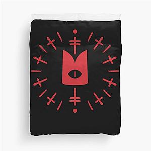 Cult Of The Lamb - Eye Crown (Ritual) Red Duvet Cover