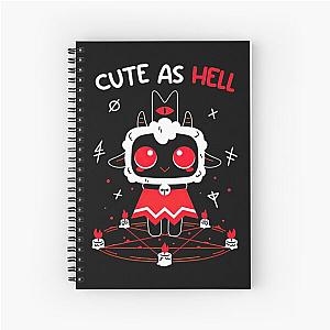 Cute As Hell - Cult Of The Lamb Spiral Notebook