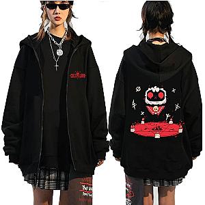 Cult of The Lamb Cartoon Game Zip Up Unisex Streetwear Coat Tracksuit