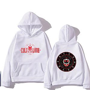 Cult of The Lamb Title Cartoon Game Hoodies