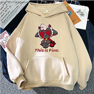 Cult of The Lamb This Is Fine Sad Lamb Hoodies