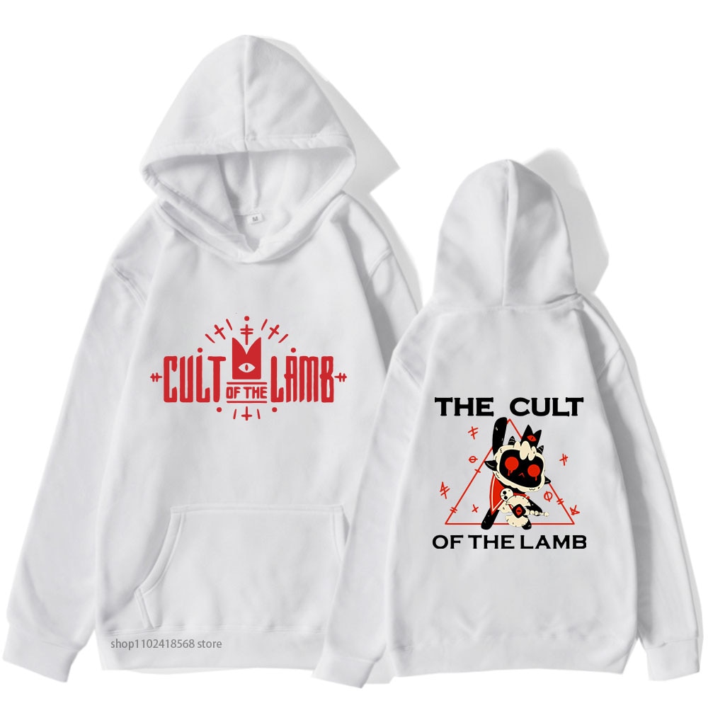 The Cult Of The Lamb Game Double Side Print Hoodies | Cult Of The Lamb ...