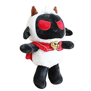 33cm White Black Lamb Cult Of The Lamb Horror Stuffed Animal Plush