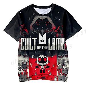 Cult Of The Lamb Praise Lamb 3D Print Game T-Shirt