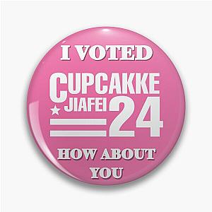 I Voted For CupcakKe Pin