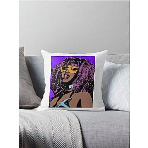 cupcakke style pop art Throw Pillow