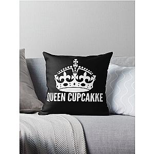 Queen Cupcakke White Version Throw Pillow