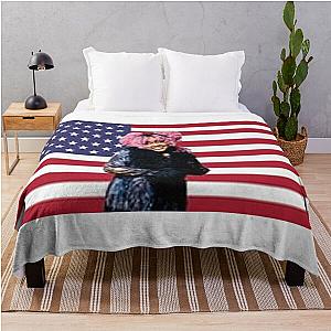 cupcakke flag no. 2 Throw Blanket