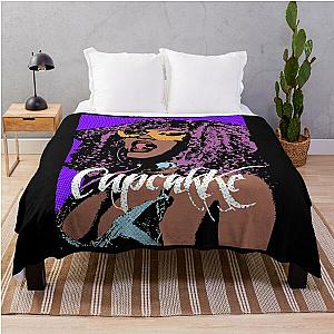 Cupcakke pop art  Throw Blanket