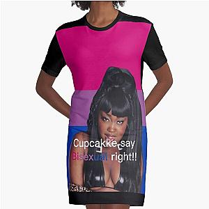 cupcakke tapestry sticker Graphic T-Shirt Dress