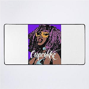 Cupcakke pop art Desk Mat