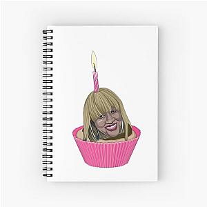 Birthday cupcakke  Spiral Notebook