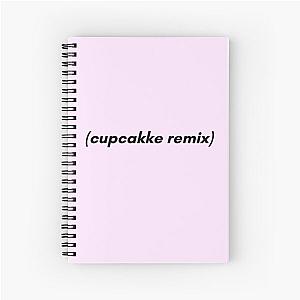 Cupcakke Remix sticker Spiral Notebook