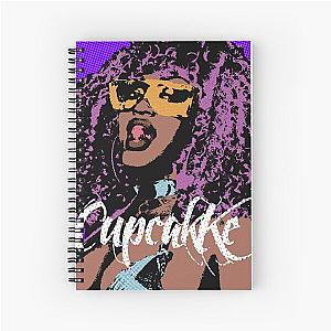 Cupcakke pop art Classic Spiral Notebook