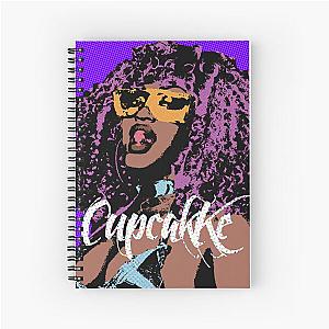 Cupcakke pop art  Spiral Notebook