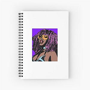 cupcakke style pop art Spiral Notebook