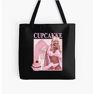 Retro CupcakKe All Over Print Tote Bag