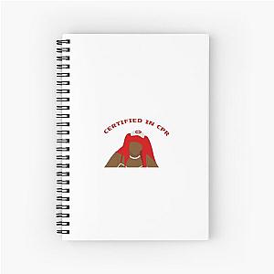 certified in cpr cupcakke Spiral Notebook