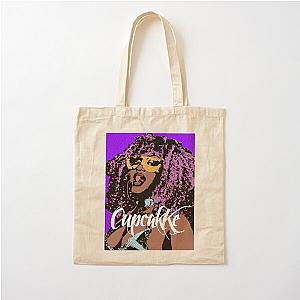 Cupcakke pop art Cotton Tote Bag