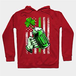 St Patrick Flag- Beer  Hoodie TP1501