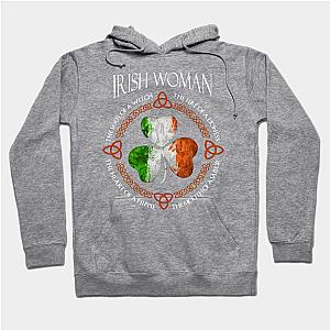 Irish Woman The Soul of A Witch Shamrock St Patrick_s Day  Hoodie TP1501