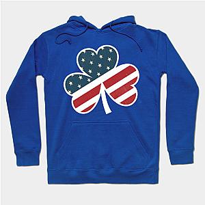 St. Patrick's Day Tee - American Flag - American Flag  Hoodie TP1501