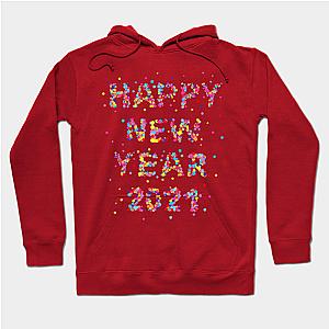 Happy New Year 2021 Confetti Gift  Hoodie TP1501