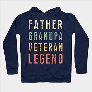 Father Grandpa Veteran Legend - Father's Day Gift  Hoodie TP1501