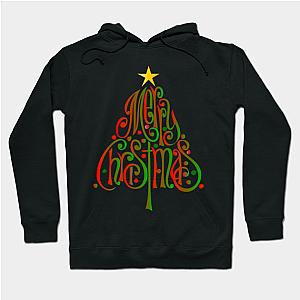 Merry Christmas Word Tree  Hoodie TP1501