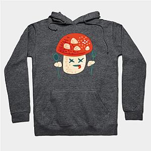 Funny Poisoned Cartoon Mushroom Character  Hoodie TP1501