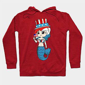 Patriot Mermaid American Independence Day July 4th shirt  Hoodie TP1501