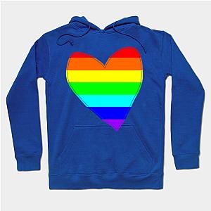 Bright Rainbow Love Heart  Hoodie TP1501