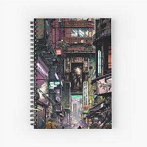 Cyber City Scene Spiral Notebook - 10th Dimension