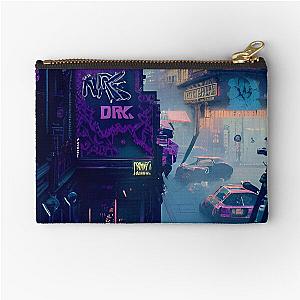 Cyber City Scene Zipper Pouch - Dark Side Bar