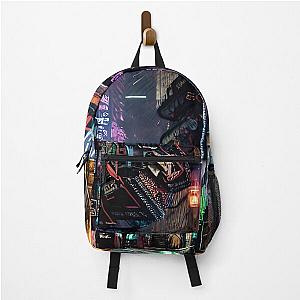 Cyber City Scene Backpack - Kabuki Town Comic Shop II