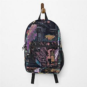 Cyber City Scene Backpack - Kabuki Arcade