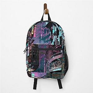 Cyber City Scene Backpack - Kabuki Town Comic Shop III