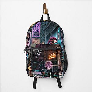 Wandering the Cyber City Scene Backpack